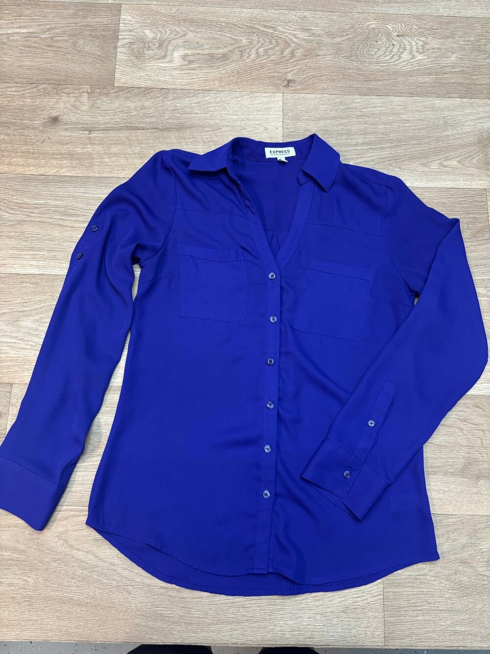 Express Purple The Portfolio Shirt Size S